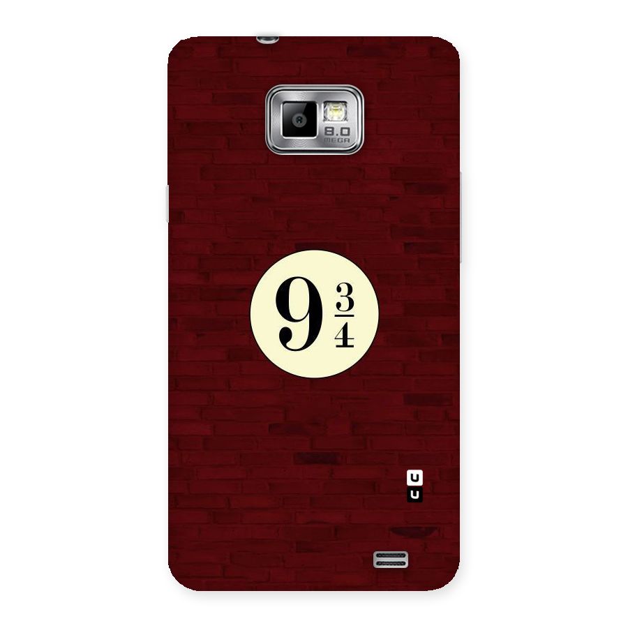 Red Wall Express Back Case for Galaxy S2