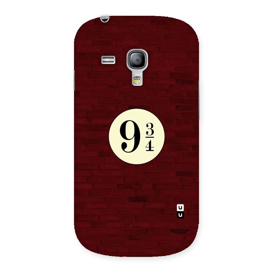 Red Wall Express Back Case for Galaxy S3 Mini