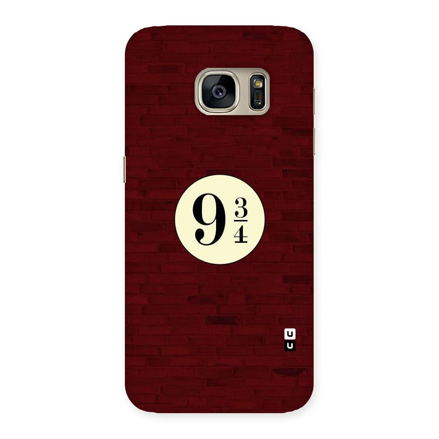 Red Wall Express Back Case for Galaxy S7