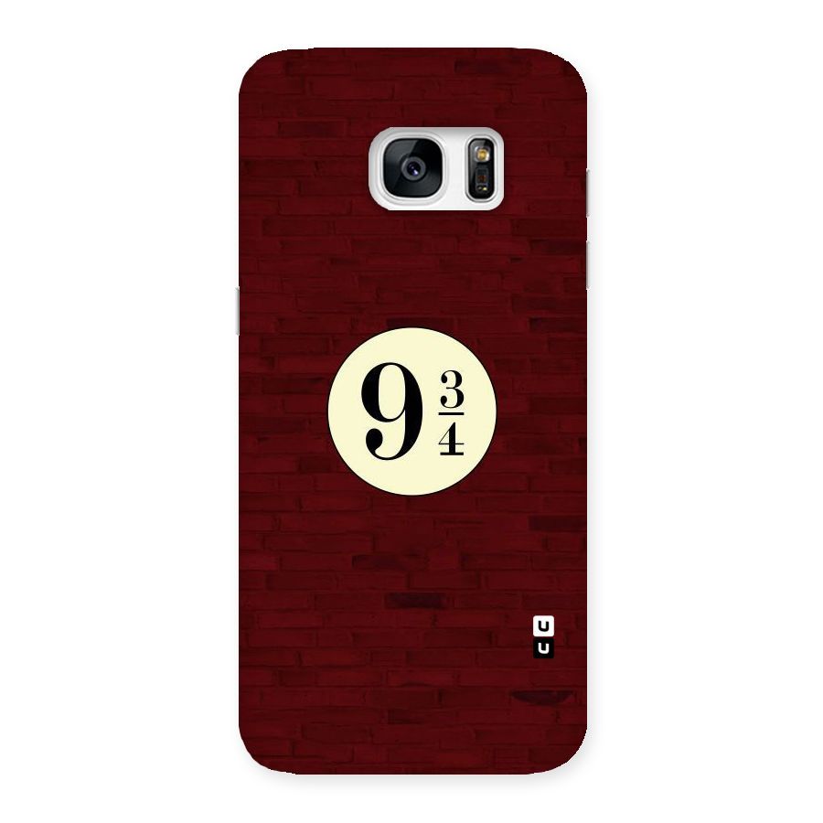 Red Wall Express Back Case for Galaxy S7 Edge