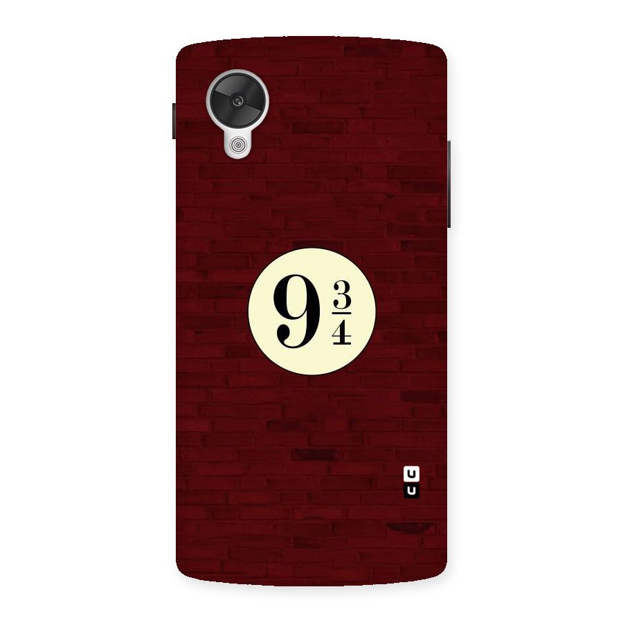 Red Wall Express Back Case for Google Nexsus 5