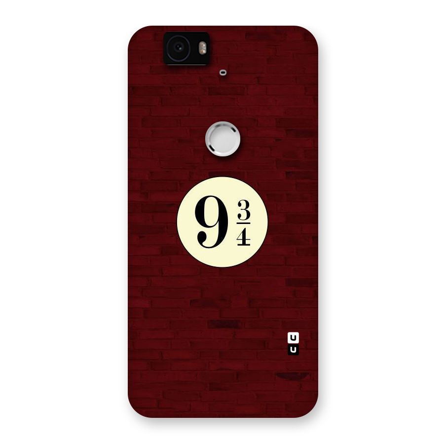 Red Wall Express Back Case for Google Nexus-6P