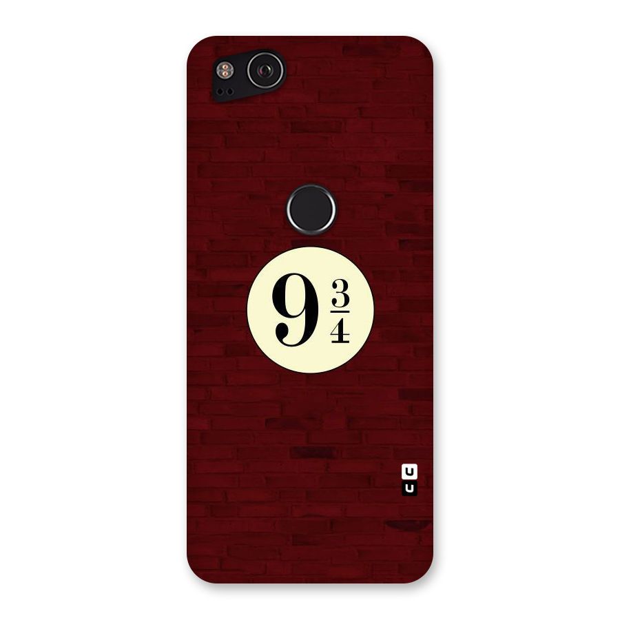 Red Wall Express Back Case for Google Pixel 2