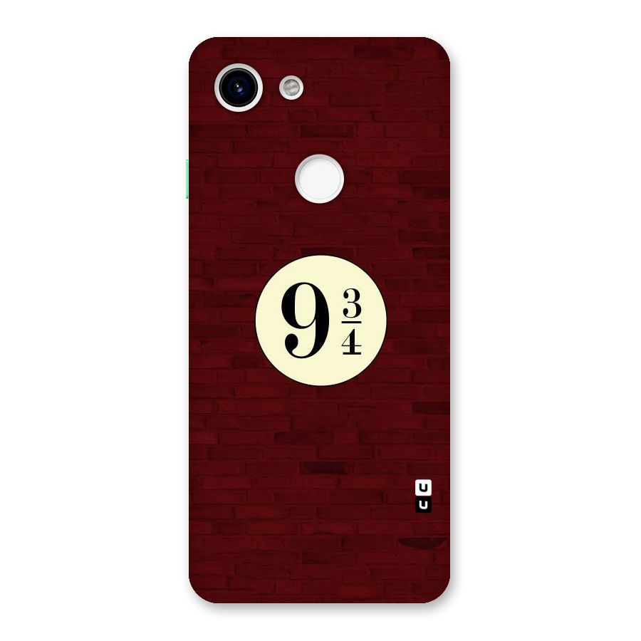 Red Wall Express Back Case for Google Pixel 3