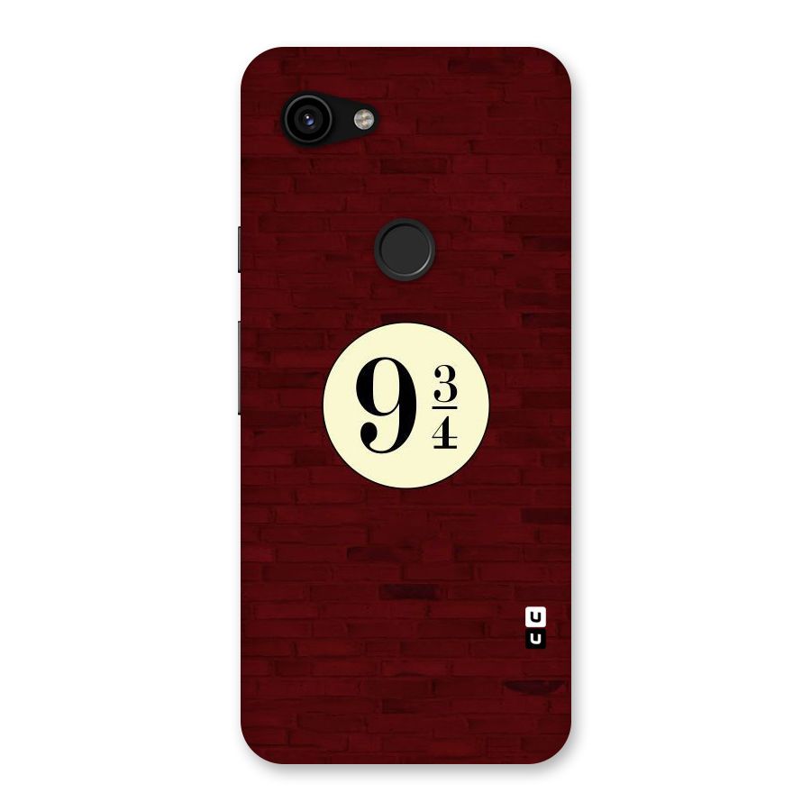 Red Wall Express Back Case for Google Pixel 3a