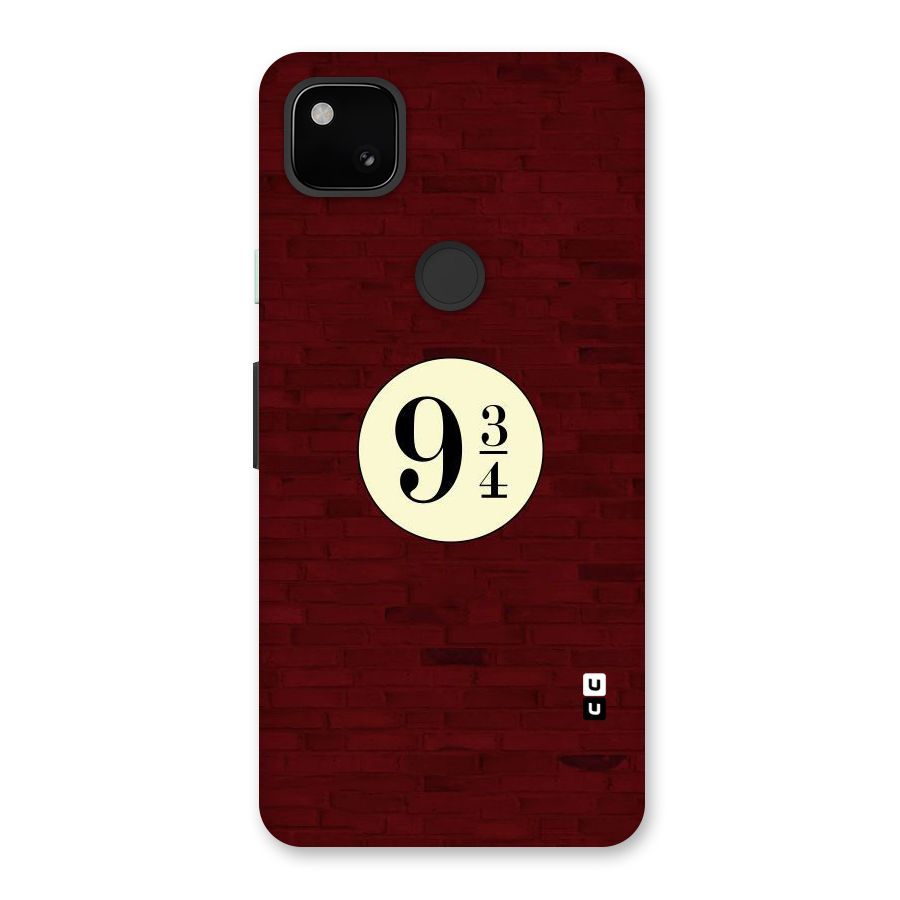 Red Wall Express Back Case for Google Pixel 4a
