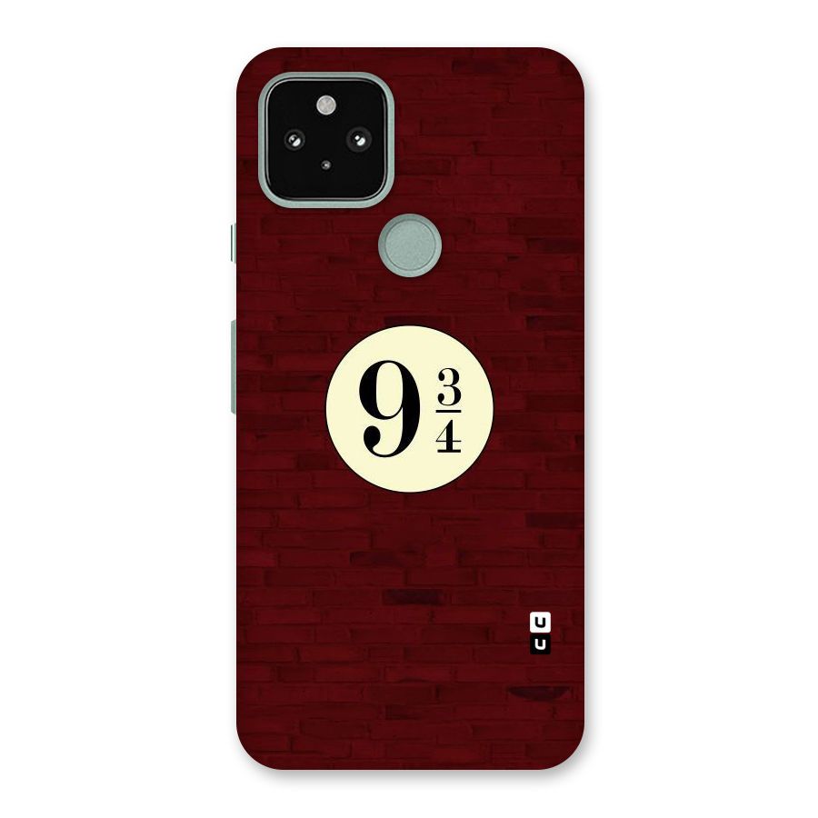 Red Wall Express Back Case for Google Pixel 5