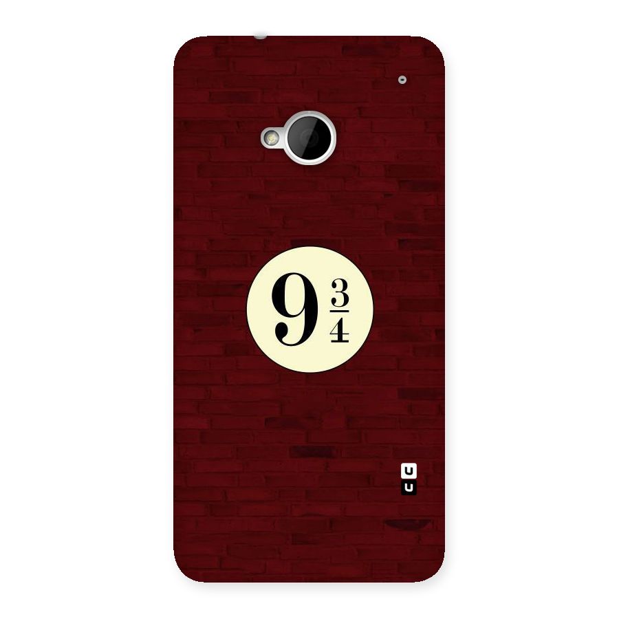 Red Wall Express Back Case for HTC One M7