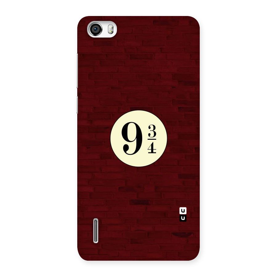 Red Wall Express Back Case for Honor 6