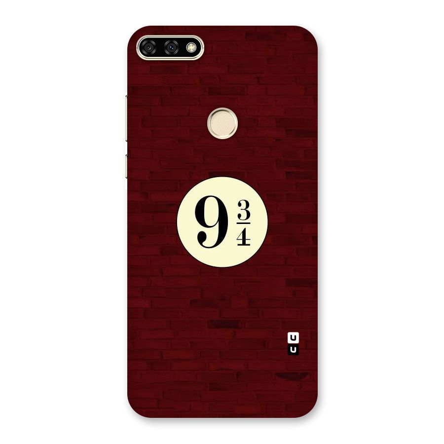 Red Wall Express Back Case for Honor 7A