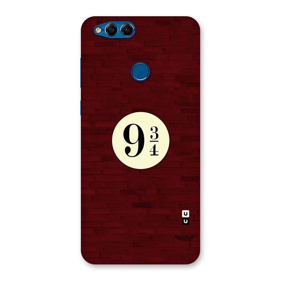 Red Wall Express Back Case for Honor 7X