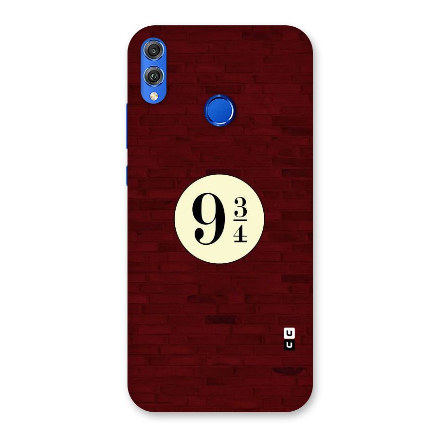 Red Wall Express Back Case for Honor 8X