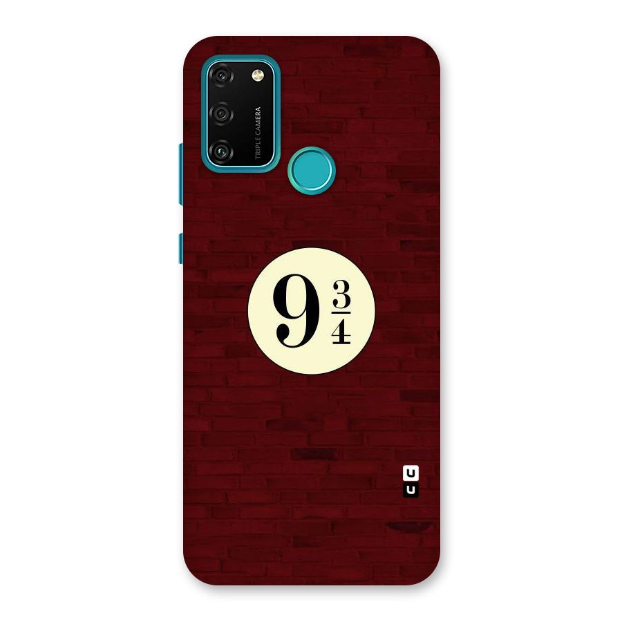 Red Wall Express Back Case for Honor 9A