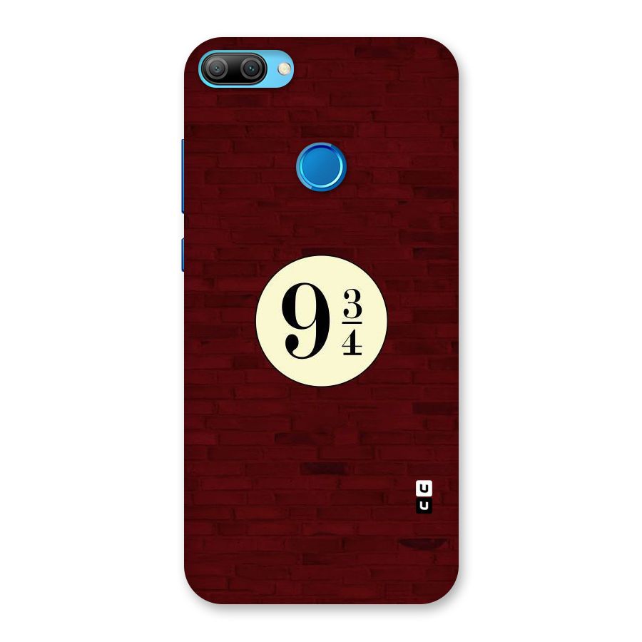 Red Wall Express Back Case for Honor 9N