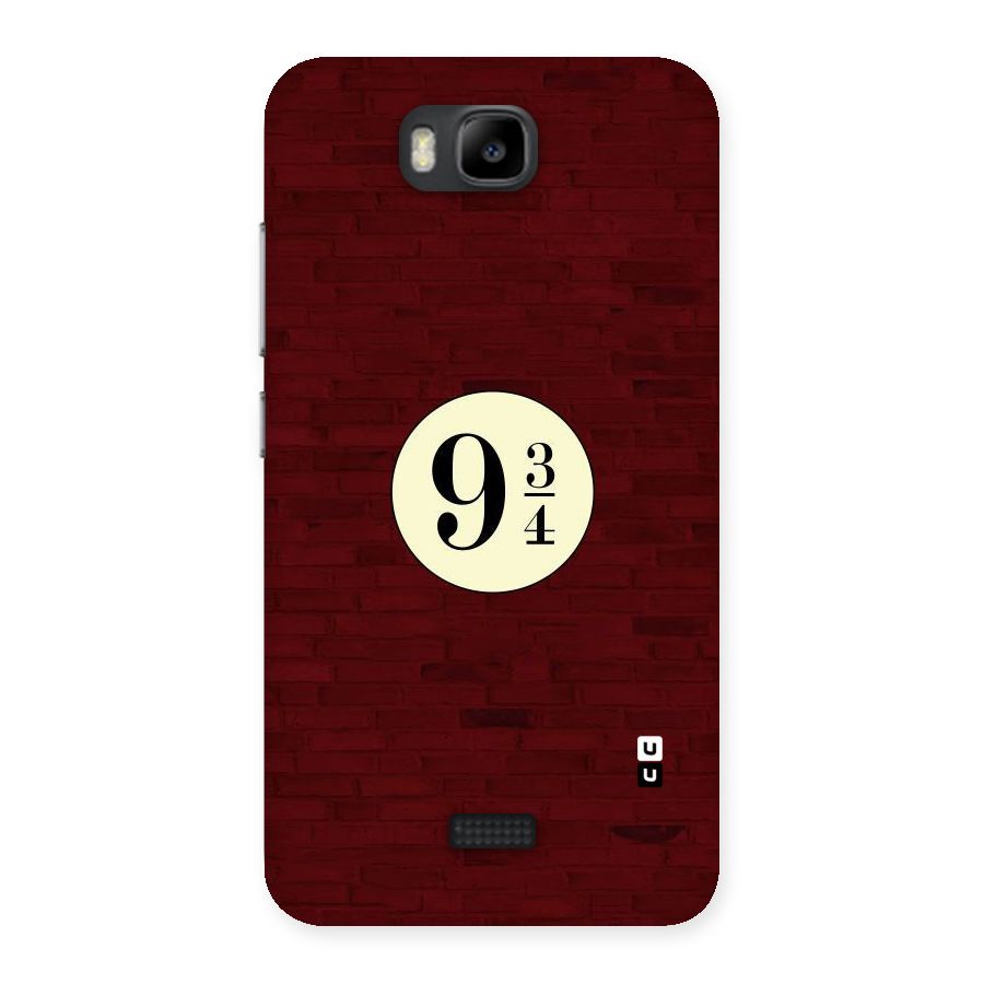 Red Wall Express Back Case for Honor Bee