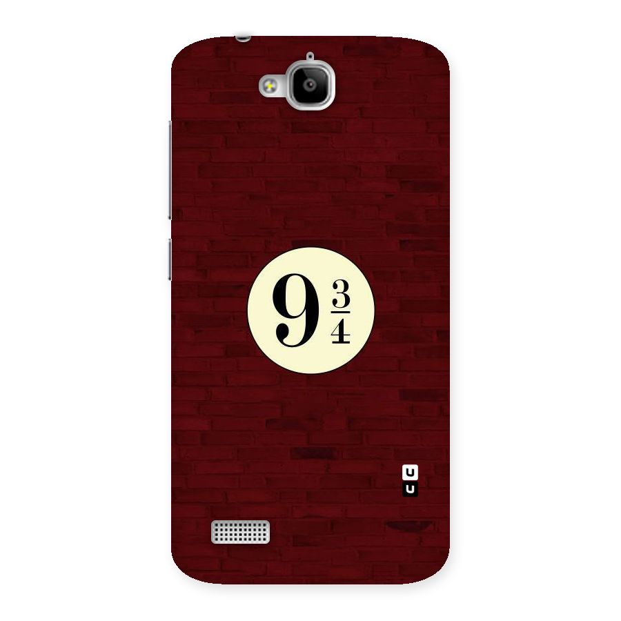 Red Wall Express Back Case for Honor Holly