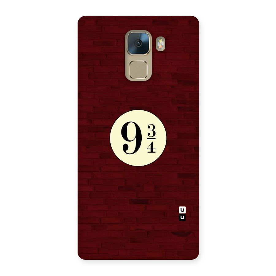Red Wall Express Back Case for Huawei Honor 7