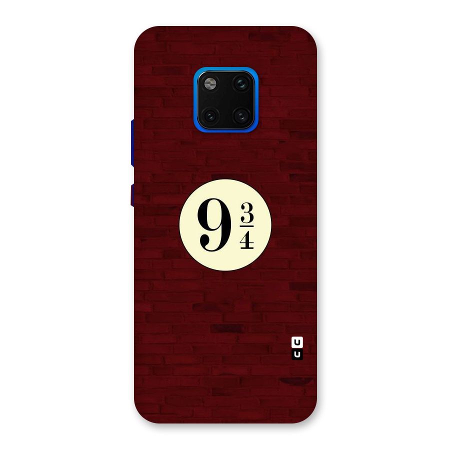 Red Wall Express Back Case for Huawei Mate 20 Pro