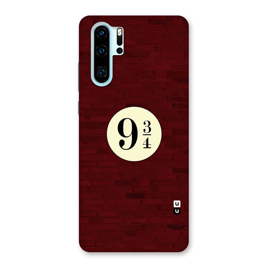 Red Wall Express Back Case for Huawei P30 Pro
