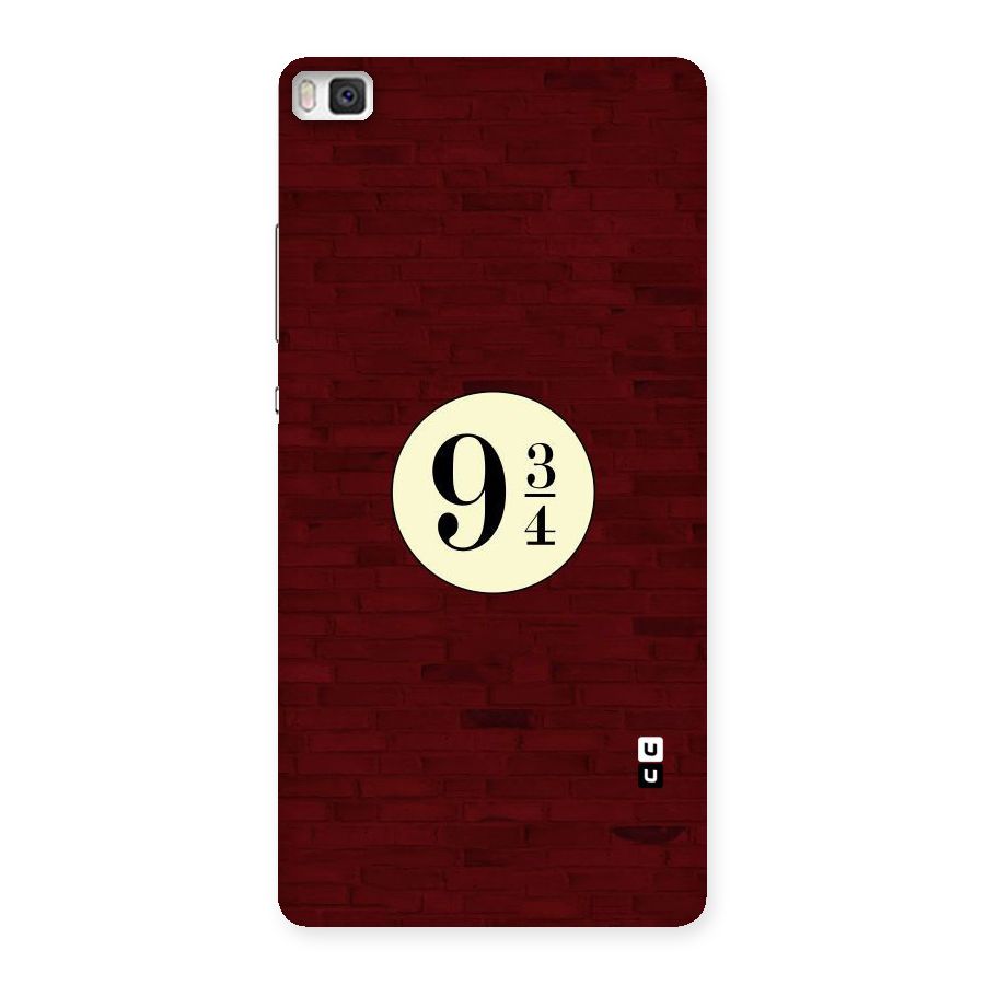 Red Wall Express Back Case for Huawei P8