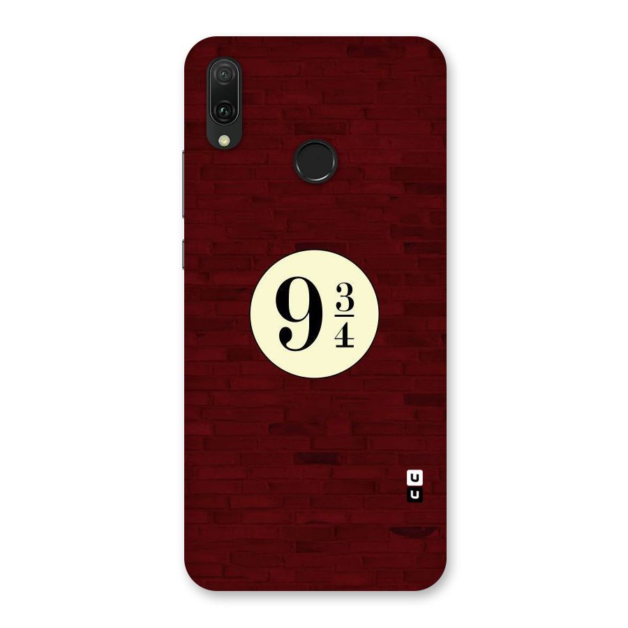 Red Wall Express Back Case for Huawei Y9 (2019)