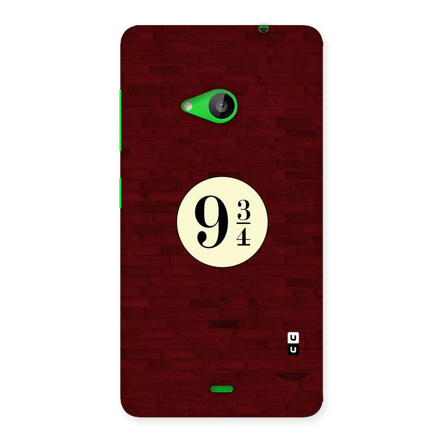 Red Wall Express Back Case for Lumia 535