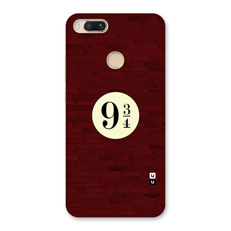 Red Wall Express Back Case for Mi A1