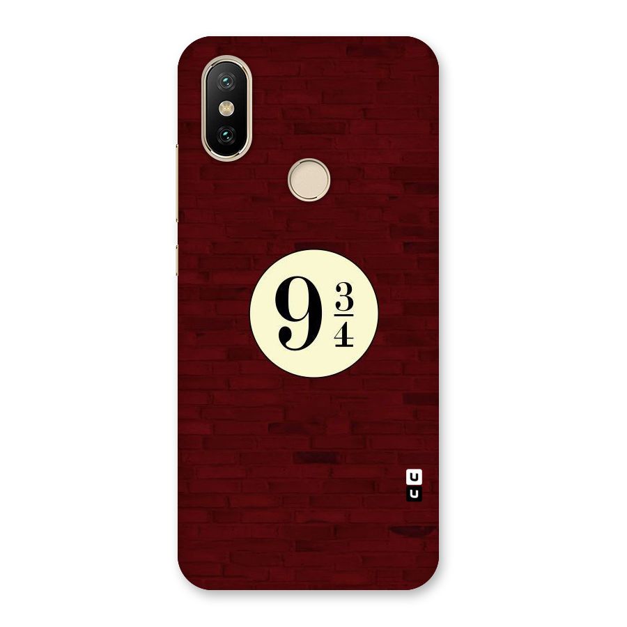 Red Wall Express Back Case for Mi A2