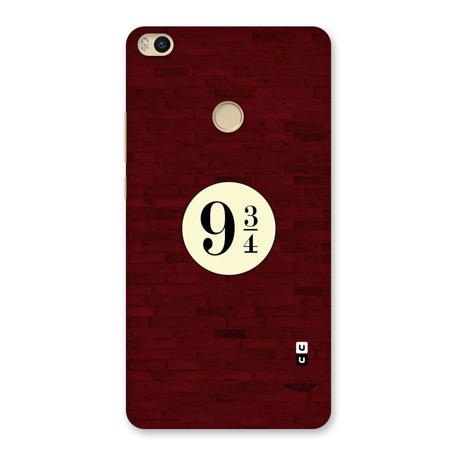 Red Wall Express Back Case for Mi Max 2