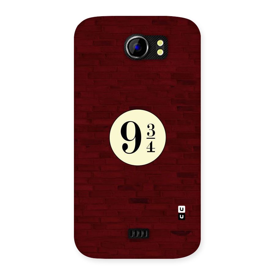 Red Wall Express Back Case for Micromax Canvas 2 A110