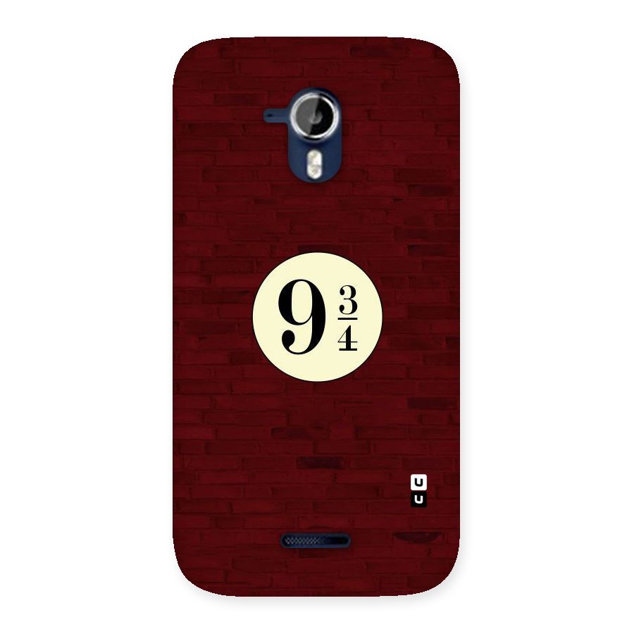 Red Wall Express Back Case for Micromax Canvas Magnus A117
