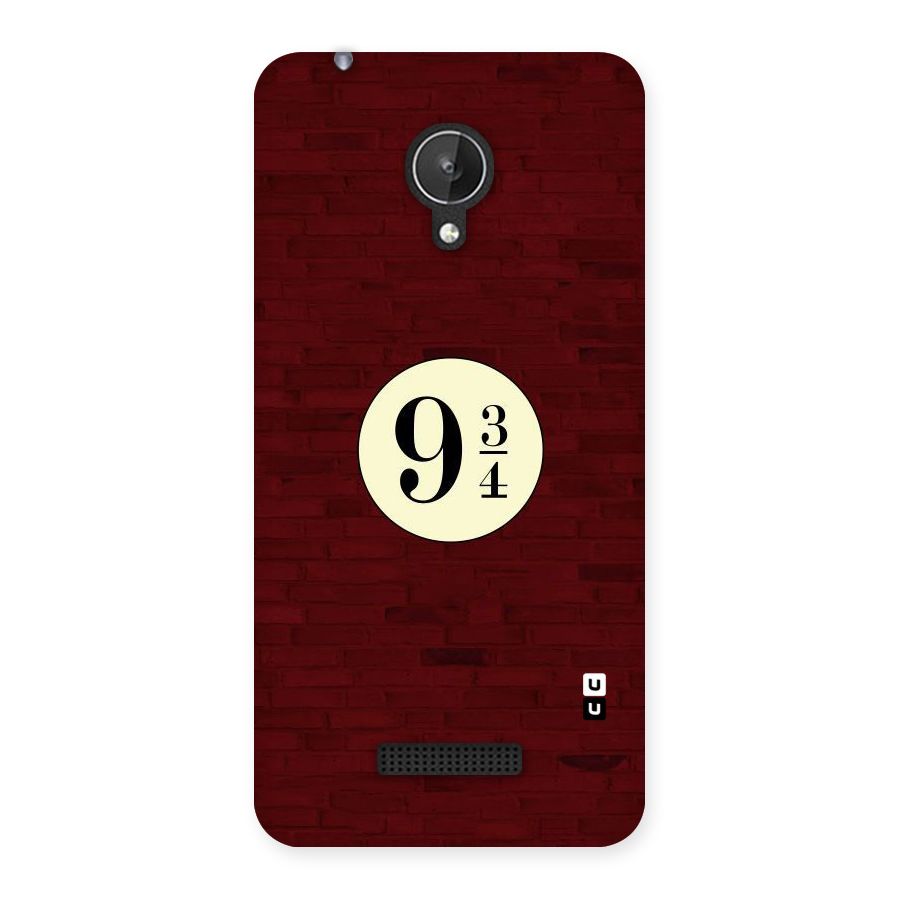 Red Wall Express Back Case for Micromax Canvas Spark Q380