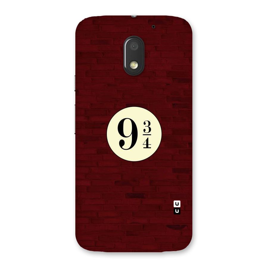 Red Wall Express Back Case for Moto E3 Power