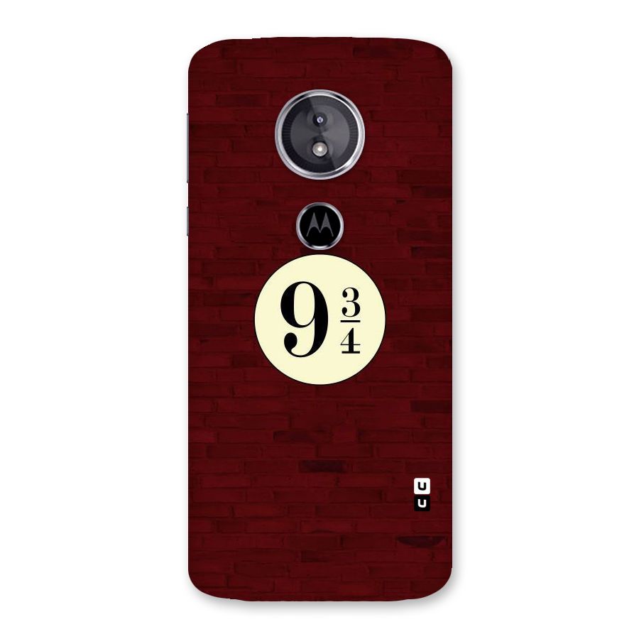 Red Wall Express Back Case for Moto E5