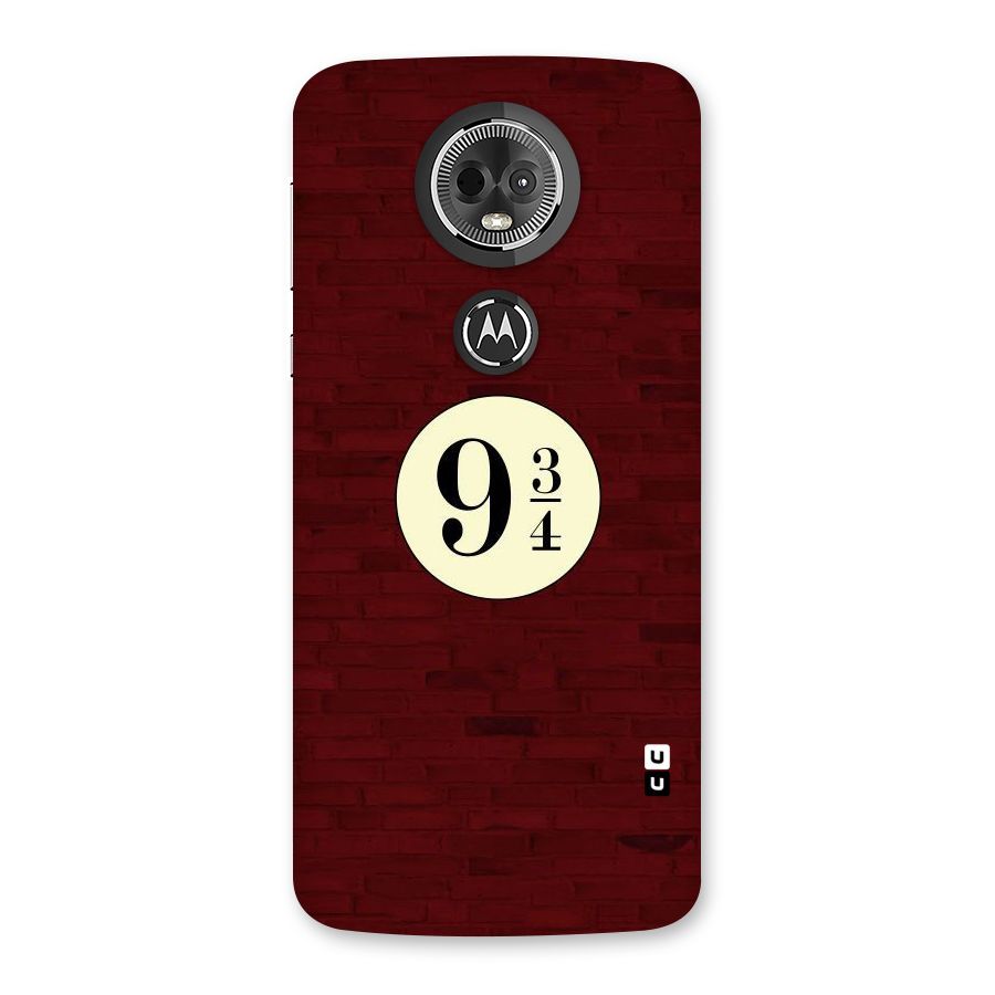 Red Wall Express Back Case for Moto E5 Plus