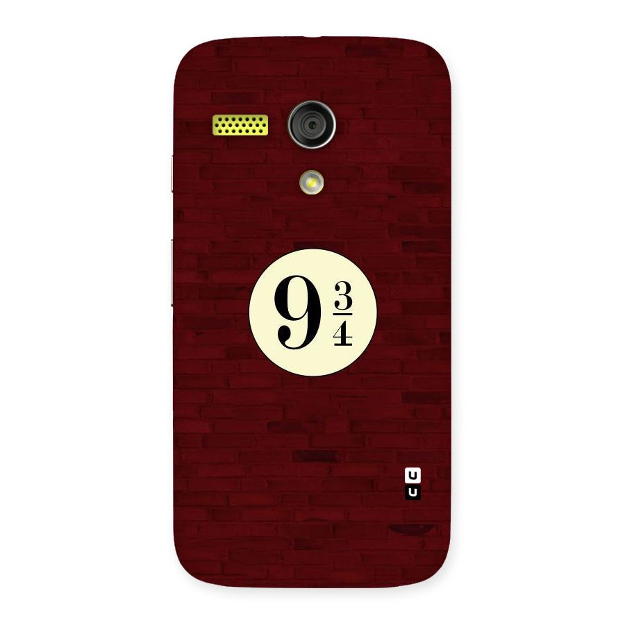 Red Wall Express Back Case for Moto G
