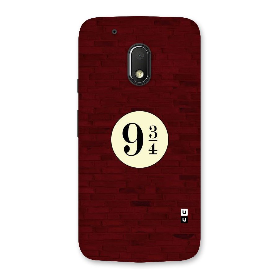 Red Wall Express Back Case for Moto G4 Play