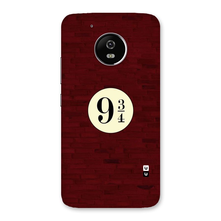 Red Wall Express Back Case for Moto G5