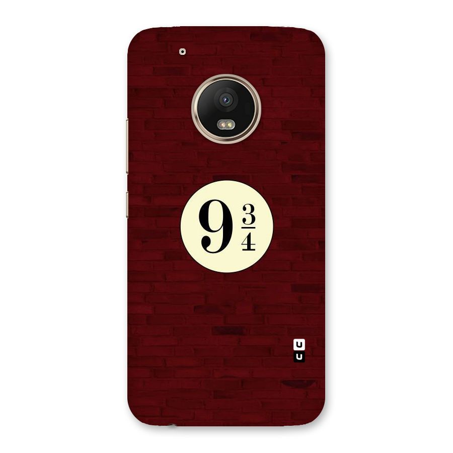 Red Wall Express Back Case for Moto G5 Plus