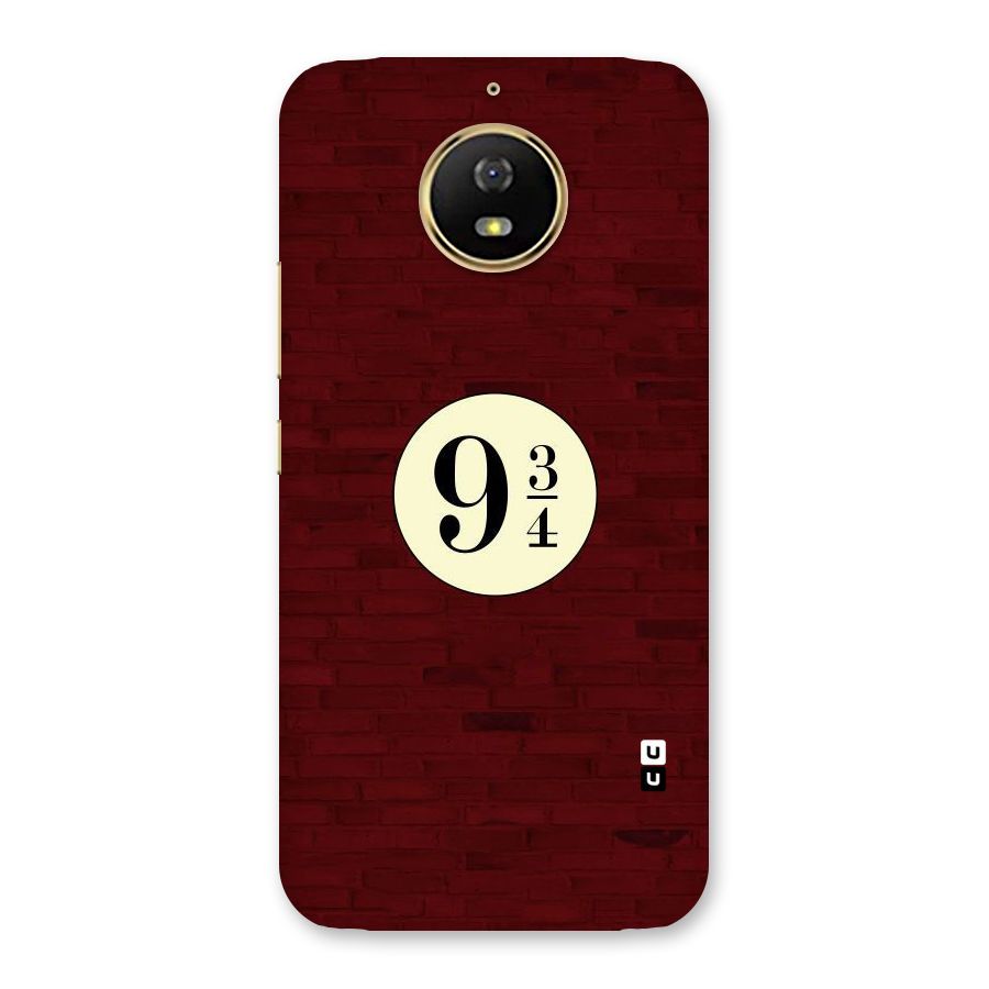 Red Wall Express Back Case for Moto G5s