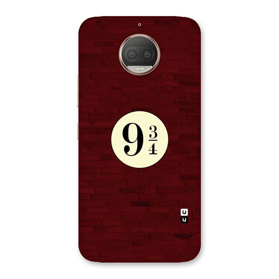 Red Wall Express Back Case for Moto G5s Plus