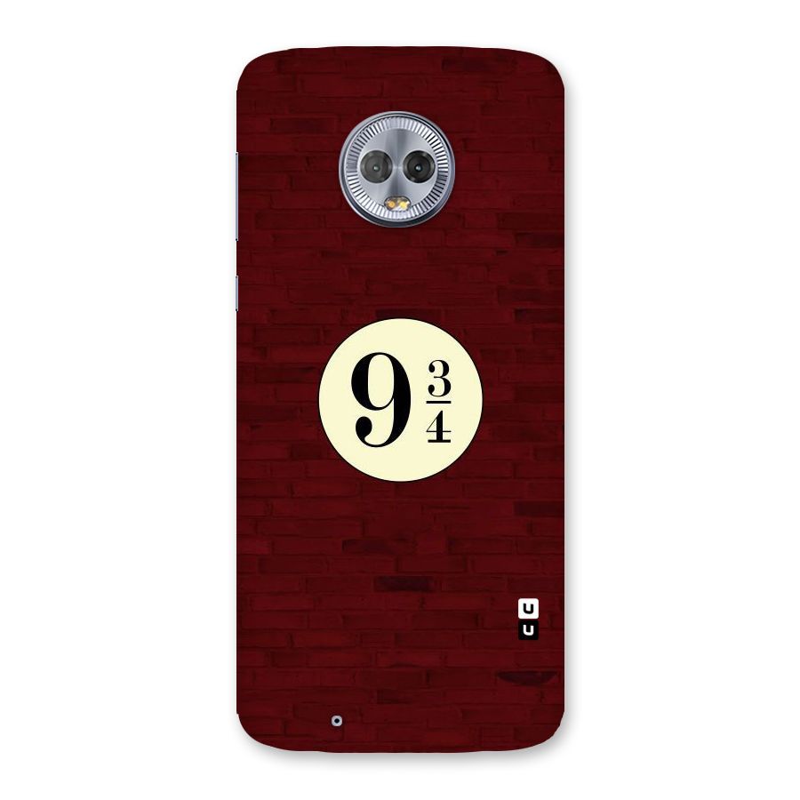 Red Wall Express Back Case for Moto G6