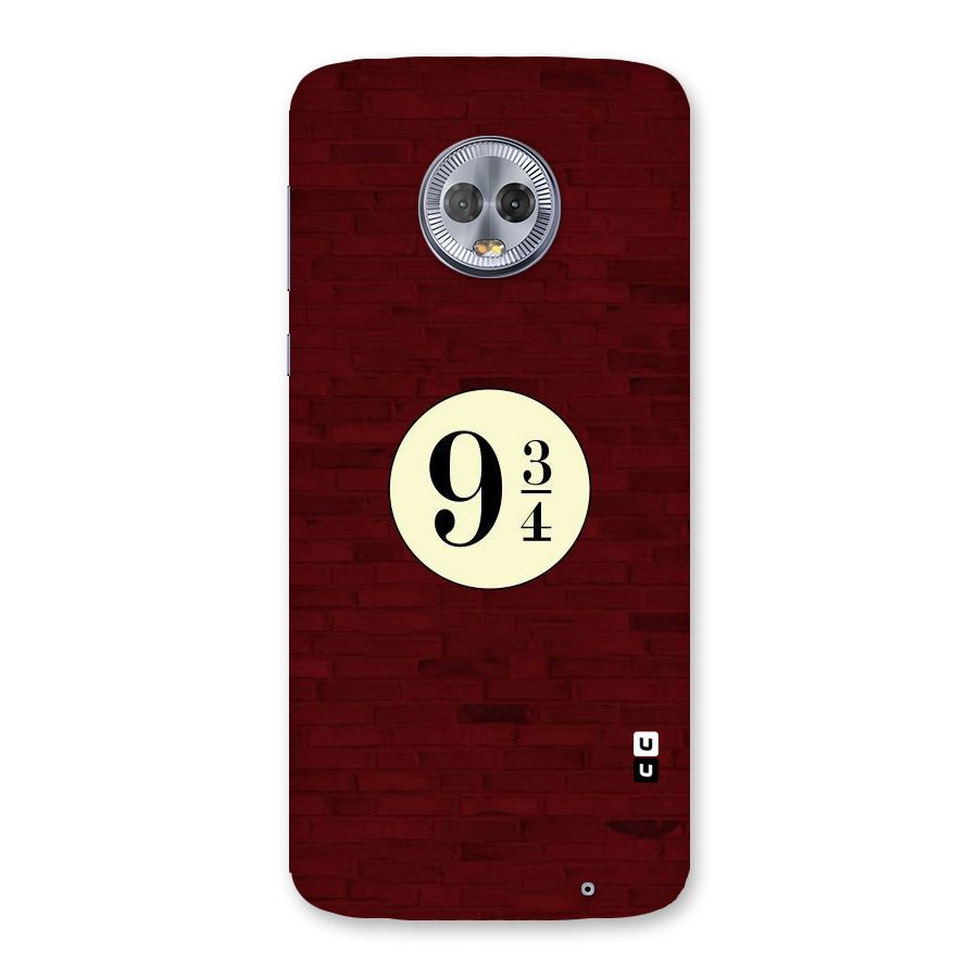 Red Wall Express Back Case for Moto G6 Plus