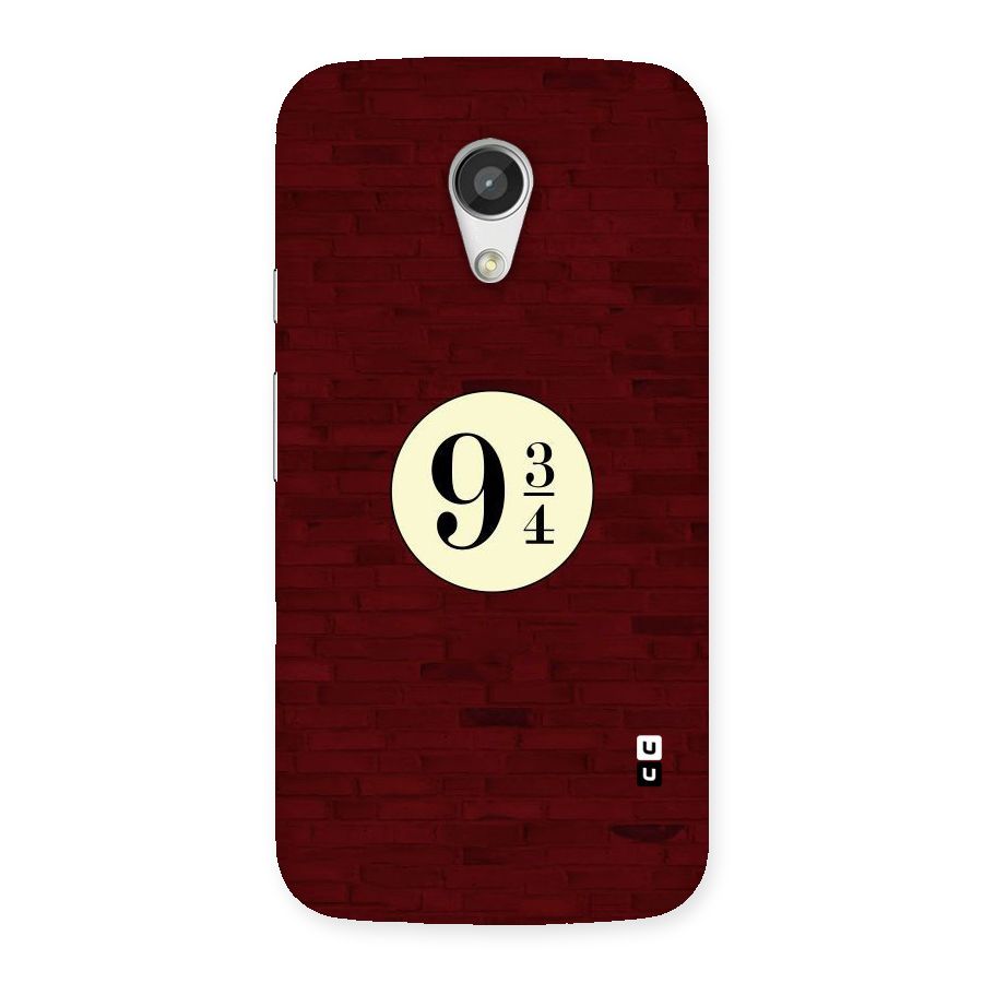 Red Wall Express Back Case for Moto G 2nd Gen