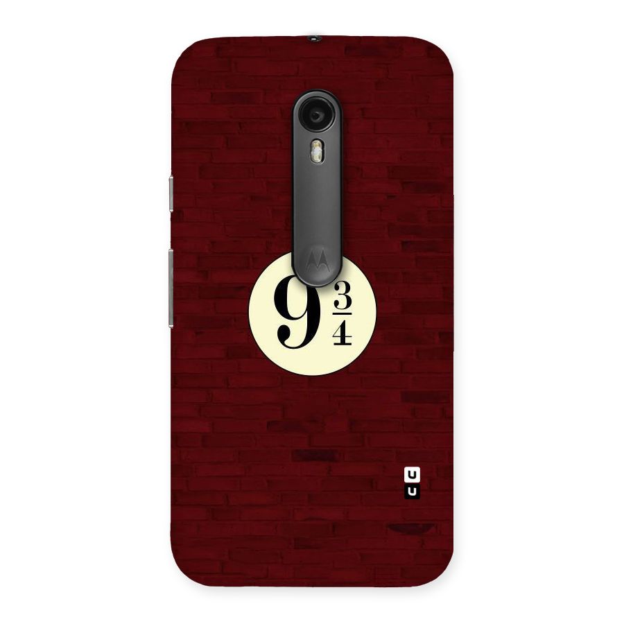 Red Wall Express Back Case for Moto G Turbo