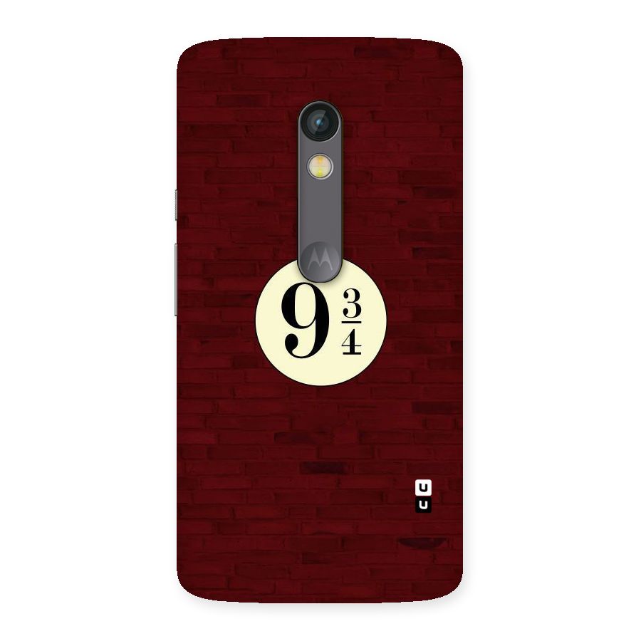 Red Wall Express Back Case for Moto X Play