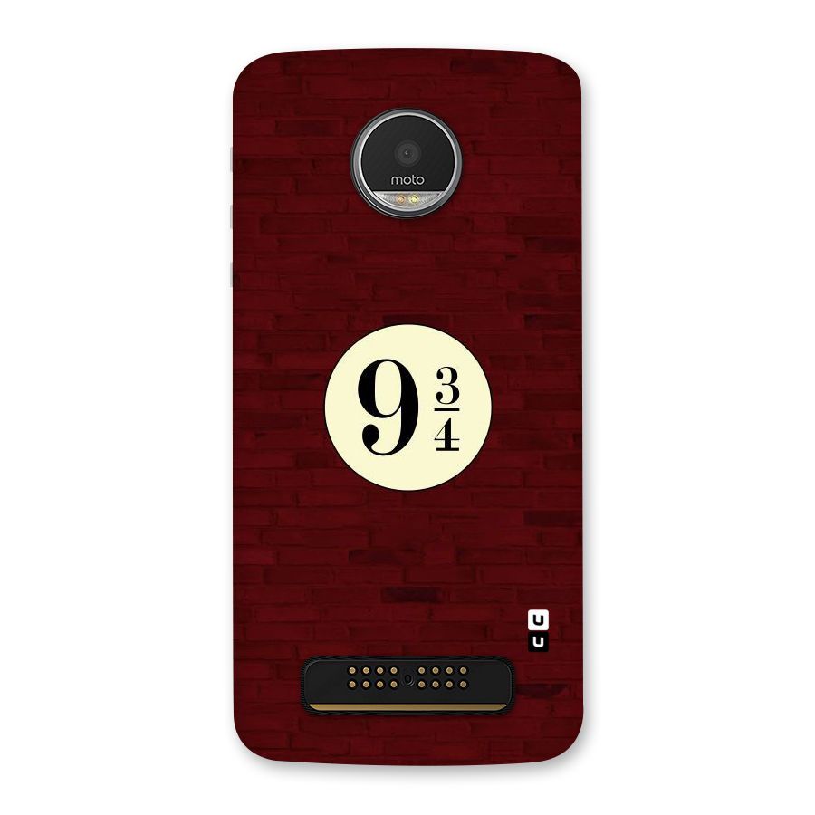 Red Wall Express Back Case for Moto Z Play