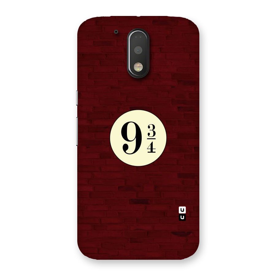 Red Wall Express Back Case for Motorola Moto G4 Plus