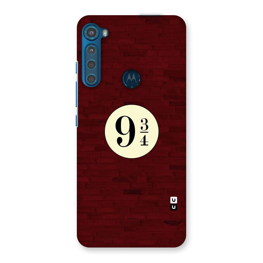 Red Wall Express Back Case for Motorola One Fusion Plus