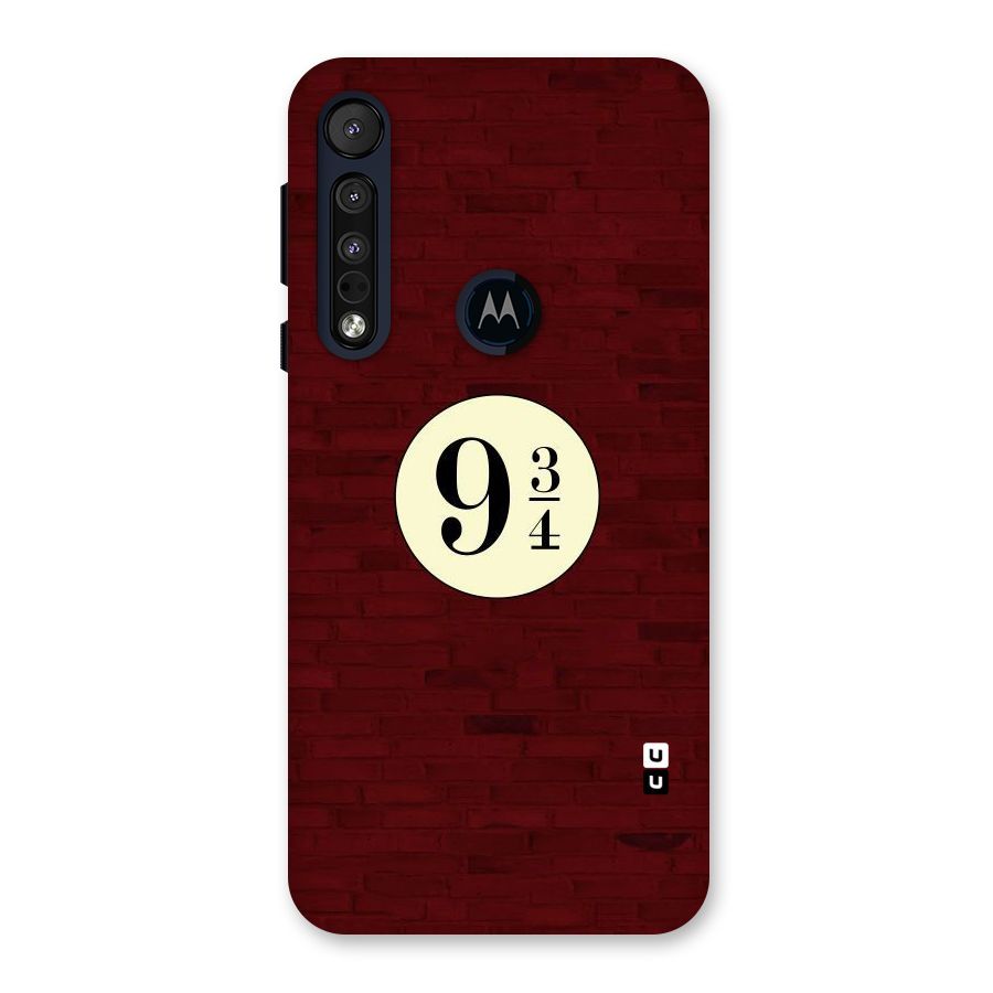 Red Wall Express Back Case for Motorola One Macro